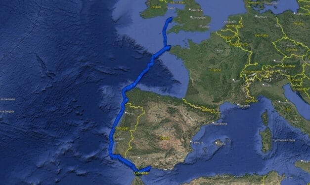 Sailing from UK to the Mediterranean